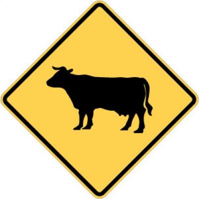 W11-4 Cattle Crossing