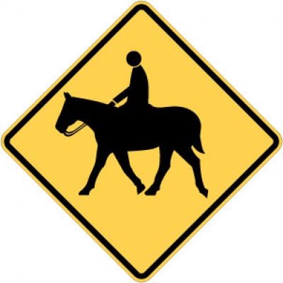 W11-7 Equestrian Crossing