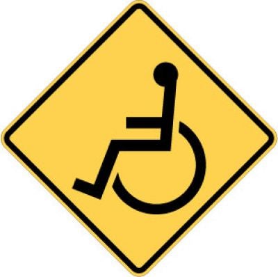 W11-9 Handicapped Crossing