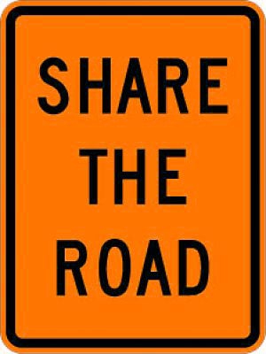 W16-1P Share The Road