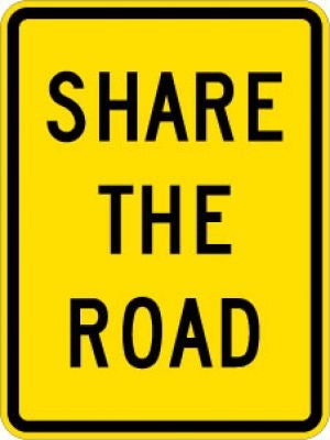 W16-1P Share The Road