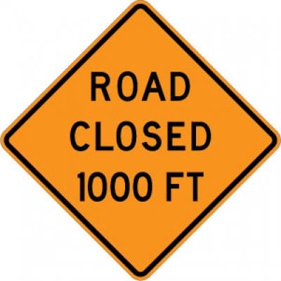 W20-3 Road Closed